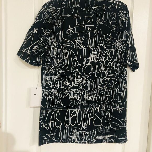 Nike Club America LA Mens Pre-Match Top Relaxed Dri-Fit Black Size Medium - Picture 8 of 9